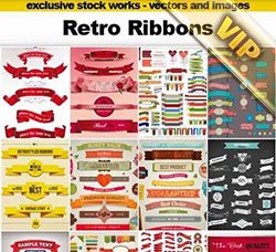 标签：Retro Ribbons